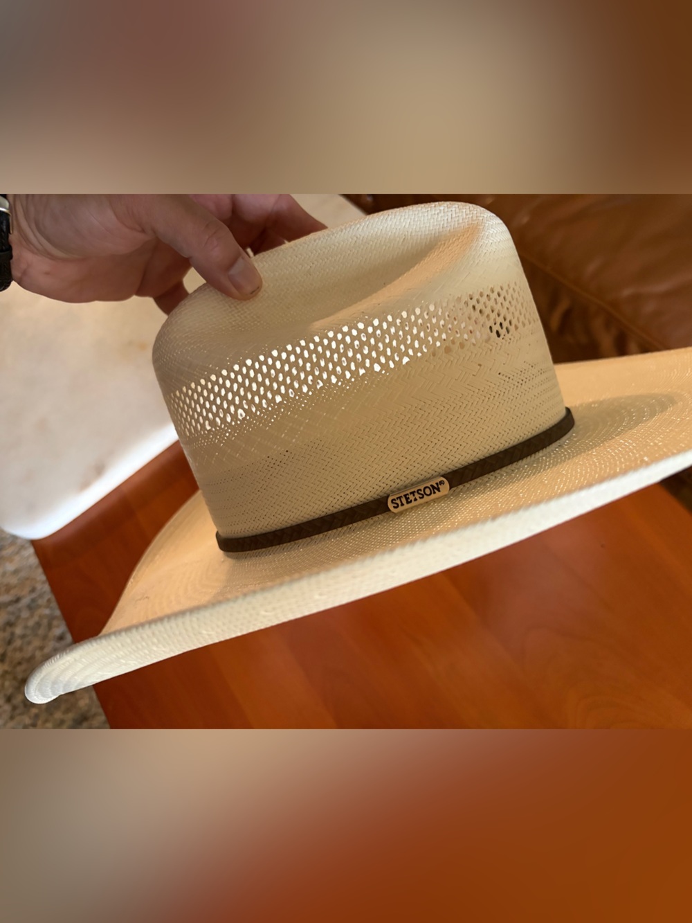 New Stetson Size 7 George Natural